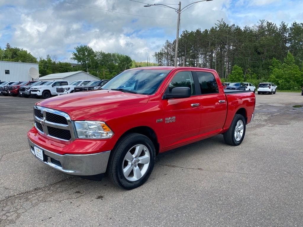 2018 RAM 1500 Big Horn in Red — front three-quarter view